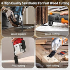 162pcs Oscillating Tool Sanding Pads Kit, 4pcs Triangle Sanding Pads, 4pcs Finger Sanding Pad and 4pcs Multi Tool Blades, 150pcs Multitool Sandpaper Set, Fit for Finishing Wood Sanding