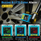 Heavy-duty Digital Torque Adapter, (±1% Accuracy, 40-300Ft-lb), 1/2" Digital Torque Wrench Adapter for Auto, Versatile Meter - Alert | Peak/Track | Preset | Store/Delete, for Machinery Repairs(406N.m)