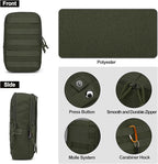 Mardingtop Molle Tactical Utility Pouch, EDC Admin Pouch Bag, Molle Attachment Military Modular Attachment