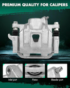 SCITOO 19B2872 Rear Right Disc Brake Caliper Assembly w/Bracket For Toyota For Sienna 2004-2010