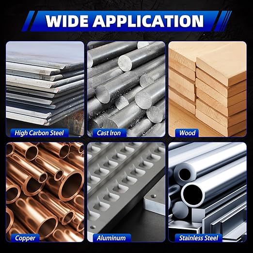 3/16 Inch Cobalt Drill Bit Set (10Pcs), M35 Fully Grounded 5% Cobalt Bits for Hardened Metals, Stainless Steel, Cast Iron and Wooden Plastics, with Storage Box