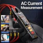 ANENG Multimeter Tester Color LCD TRMS 4000 Counts Clamp Meter Auto Ranging Rechargeable Voltmeter with U-Shaped Jaw Measures AC/DC Current,Voltage,NCV,Ohm,Diode,Capacitance,Resistance,Continuity