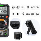 KAIWEETS Digital Multimeter TRMS 6000 Counts Voltmeter Auto-Ranging Fast Accurately Measures Voltage Current Amp Resistance Diodes Continuity Duty-Cycle Capacitance Temperature for Automotive