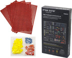 FREE ZONE 68-Piece Large Pegboard Tools Organizer Set,(Red) Tool Box and Storage, Tool Box Drawer Organizer for Tool Chest Cart Cabinet Workbench