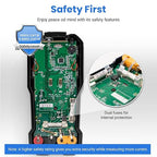 Etekcity Digital Multimeter Voltmeter Tester TRMS 6000 Counts, AC DC Current Voltage Meter, Amp, Ohm, Diode, Capacitance, Frequency, Temperature, NCV, Resistance, Red, MSR-A2000