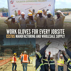 Cestus GU603, Sun-Dried Grain Leather Work Gloves (1,3,12,120) Premium Grade Goatskin, Unlined, Cut For Natural Fit