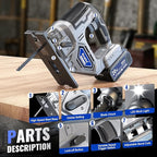 Cordless Jigsaw Tool Compatible with Dewalt 20V Battery, Variable Speed, LED Light, 0°-45° Bevel Cuts, 3-Position Orbital Action, Brushless Motor for Cutting (With 5Ah Battery & Charger Station Kit)