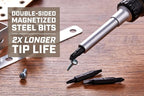 Spec Ops Tools Ratcheting Screwdriver, 12-in-1, Includes 6 Double-Sided S2 Steel Bits, Magnetic, Cr-Mo Steel Shaft, 3% Donated to Veterans Flat Dark Earth/Black