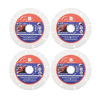 Carbide Multi Wheel,BRSCHNITT 4pcs 4-1/2 Inch (115mm) with Arbor 7/8" Tungsten Carbide Cut Off Wheel for Wood,Laminate,Gypsum Board,Plastic for Angle Grinder Cutting Disc
