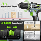 WORKPRO Home Tool Set With 20V Cordless Lithium-ion Drill Driver, 157PCS All-Purpose Kit, Power Drill Combo With Tool Bag