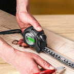 HAUTMEC Tape Measure 5m/16ft Auto-Lock with Dual Metric & Imperial Scale, Easy to Read Nylon Coated Measuring Tape for Construction, Carpentry, Contractors, Engineers, DIY, HT0100-2PC