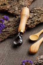 Wood Carving Scorp Knife. Round Carving Tool for Spoons, Bowls and Cups. Wood Carvers Rounded Hook Knife Spoon carving knife. (1'inch full scorp)