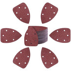 100-Pack Mouse Sandpaper (5-Hole) 40 Grit for Mouse Detail Sanders, Premium Aluminum Oxide, Easy to Replace, Ideal for Woodworking, Furniture Refinishing, and Crafting