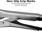 Strong Hand Tools Locking Chain Pliers, Removable 48″ Chain, Holds Up To 14" Diameter Pipes, Unique Easy Open Crank Handle, Quick Release Trigger, PFC1048