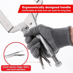 MAXPOWER 24-inch C Clamp Locking Pliers, Large Locking C Clamp with Grip Swivel Pads, MAX Jaw Capacity Up to 10"