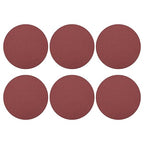 HARFINGTON 10 Pcs 6 Inch Sanding Disc 120 Grit Hook and Loop Sandpaper Random Orbital Sander Pads for Woodworking Automotive Metal Polishing