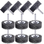 10 Pack Wire Wheel Brush Wire Wheel Brush for Drill Attachment, Rocaris 2 Inch Heavy Duty Wire Brushes Removal Paint Rust & Corrosion, 0.0118" Carbon Steel Wire, 1/4in Shank, 20000RPM