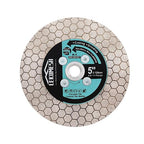 5 Inch/125MM Diamond Cutting Disc - Tile Saw Blade Cutting Wheel Double-Sided Diamond Discs for Cutting Grinding Porcelain Ceramic Tile Marble Granite,5/8"-11 Thread