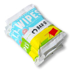 Bar-D Biodegradable Body Wipes with Tea Tree Oil & Aloe Vera - Refreshing Shower Wipes Great for Camping, Hiking, Post Workout and Travel (3-Pack, 10 Wipes/Pack)