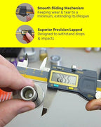 iGAGING Absolute Origin 0-4" Digital Caliper, IP54 Stainless Steel, SPC/USB Output Port, Inch & Metric Modes, Case, Manual