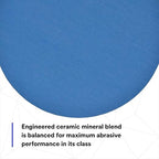 3M Stikit Blue Abrasive Disc Roll, 36210, No Hole, 6 in, 320+ Grade, Pack of 100, Automotive Sanding Discs for Coating Removal, Body Repair, Auto Sanding, Primer Sanding