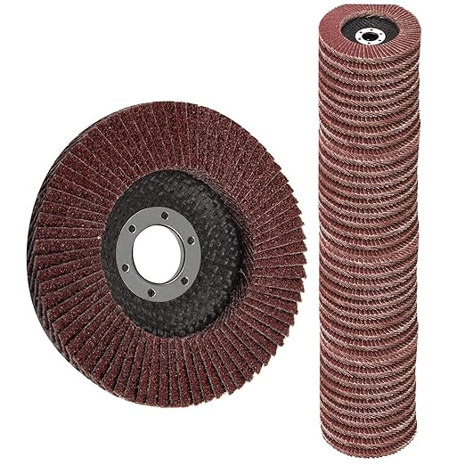 Flap Discs 40 PCS 4.5 Inch - 40 Grit Grinding Discs 4 1/2 Assorted Sanding Grinding Wheels,Aluminum Oxide Abrasives,Grinder disc