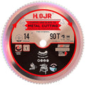Metal Cutting Circular Saw Blade, Steel and Stainless Steel Cutting, The Cutting Head uses a Special Anti-Heat Sticking Coating with high Finish and Long Life,FMB 14 inch 90-Tooth 1" -TA