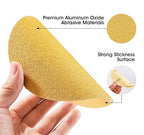 S SATC 100 PCS PSA Sanding Discs, 60 Grit Sandpaper Roll 6 Inch Adhesive Backed Sandpaper Sander Attachment for Drill Aluminum Oxide Round Automotive Sandpaper with Sticky Back