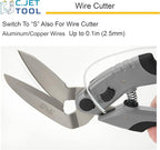 10" Heavy Duty Scissors - Carpet Cutter, Industrial Multipurpose for Cardboard, Leather, Pruning, Gardening - Professional Soft Grip Stainless Steel (Black)