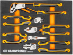GEARWRENCH 5 Piece PITBULL Cushion Grip Pliers Set in Foam Storage Tray - GWMSPLR01