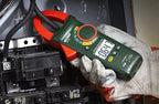 Extech MA445 400A True RMS AC/DC Clamp Meter with NCV Detector, 1.2" Jaw Opening, Backlit Dual Display, 40,000 Count Multimeter, Inrush Current, Frequency, Duty Cycle, Diode & Continuity Tester
