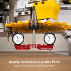 SST - Regular Mill & Lathe Tramming System - Tram, Align, & Square for Machine Calibration - For Angular Misalignment - Precise & Powerful - 0.0005” Dial Indicators - Designed in the USA
