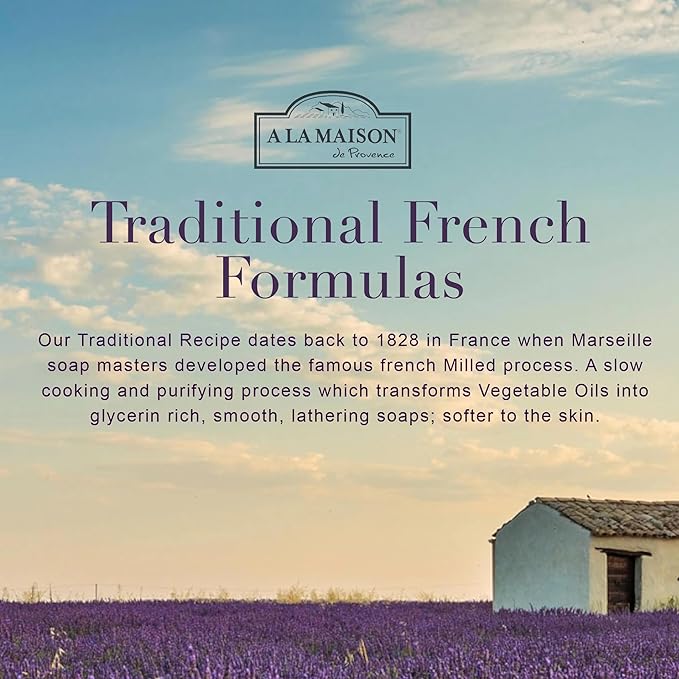 A LA MAISON French Liquid Hand Soap Refill, Rosemary Mint - Natural Hand Wash Made with Essential Oils - Biodegradable, Plant-Based, Vegan, Cruelty-Free, Alcohol & Paraben Free (33.8 oz, 2 Pack)