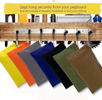7 Pack Canvas Tool Bag Zipper Pouch - Heavy Duty 16 oz. Canvas Tools Utility Pouches, Multipurpose Storage Organizer Tote Bags with Dependable Metal Zippers, 12.5 x 7-Inch