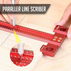 Woodworking Scriber T-Square Ruler 12in with Thoughtful Support Lips, Architect Ruler for Carpenter Work, Layout and Measuring Tools…