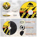 Cut Off Wheels 4-1/2",25+2 Pack Metal Cutting Wheel,Thin 4.5” Metal & Stainless Steel Fast Cutting Discs for Angle Grinder - 7/8" Arbor Hole