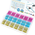 TICONN 600PCS Heat Shrink Butt Wire Connector Kit, Insulated Waterproof Electrical Wire Crimp Terminals Butt Splice for Marine Automotive (600PCS)