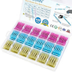 TICONN 600PCS Heat Shrink Butt Wire Connector Kit, Insulated Waterproof Electrical Wire Crimp Terminals Butt Splice for Marine Automotive (600PCS)
