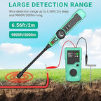 Underground Cable Locator, Wire Locator Tracer Detector, Test Short Circuit Breaker of Wall and Underground Cables, Cable Tester for Dog Fence Cables Irrigation Control Wires Telephone Line