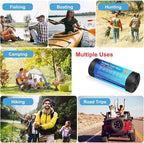 25 Portable Camping Toilet Bags, Biodegradable Compostable Thickened for 5 Gallon Bucket Toilet