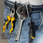 Magnetic Belt Tool Holder, Heavy Duty Tool Belt Clip, Storage Organizer for Screws, Hammer, Pliers, Drill Bit, Wrench, or Any Magnetic Tools and Hardware