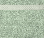 Amazon Basics Cotton Washcloths, Quick-Dry, 12" x 12", 12-Pack, Seafoam Green