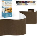 KING MOUNTAIN Canvas Repair Tape,Outdoor Gear Patch, 4×63 Inches,Waterproof,Self-Adhesive for Repairing Boat Covers,Sun Shades,Sofas,Tents,Lounge Chairs,Awnings (Dark Brown)