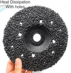 SIGNI 5 Pack SiC Plastic Back Grinding Wheel for Granite/Marble/Concrete and Glasses (7 INCH, 8 GRIT)