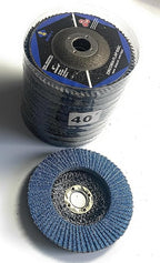 SIGNI T29 4.5" x7/8" Premium Zirconia Abrasive Flap disc for Angle Grinder Sanding, Stock and Rust Removal, Finishing, Grinding, Deburring (4.5 inch T29 40#)