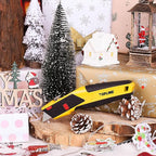 TOPLINE Heavy Duty Auto-Loading Utility Knife, Safety Box Cutter Knife for Quick Blade Change, Box Cutter Retractable with Blade Storage, 5-Piece SK5 Blades Included