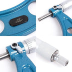 Outside Micrometer Set 4-5" - BEGOOTION High Quality Outside Metric Micrometer,0.0001" Graduation Premium Precision Machinist Tools…