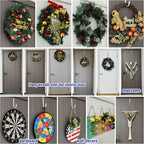 Over The Door Metal Hooks with Plastic Coating 5.5" Fit 0.5" to 2" Wide Door 4 Pcs Heavy Duty Single Towel Robe Rack Wreath Bathroom Shower Hanger Shoe Organizer Ironing Board Short White