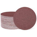 HARFINGTON 50 Pcs 8 Inch Sanding Disc 40 Grit Hook and Loop Sandpaper Random Orbital Sander Pads for Woodworking Automotive Metal Polishing