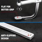 Bar Clamps 4-Pack, 12-Inch Light-duty Drop Forged Steel F Clamps (450 lbs) for Welding and Woodworking